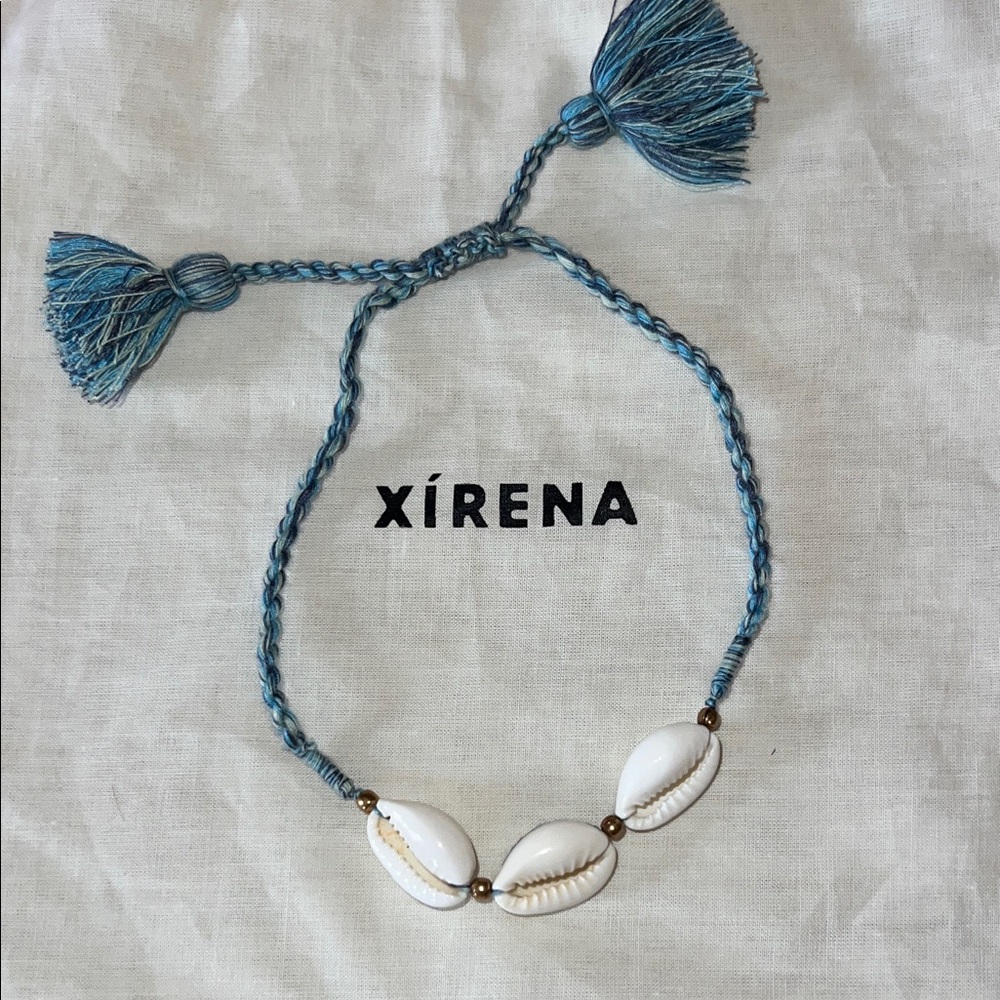 Xirena adjustable bracelet or anklet with shells